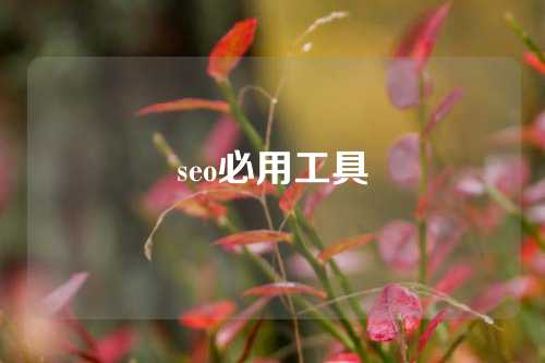 seo必用工具